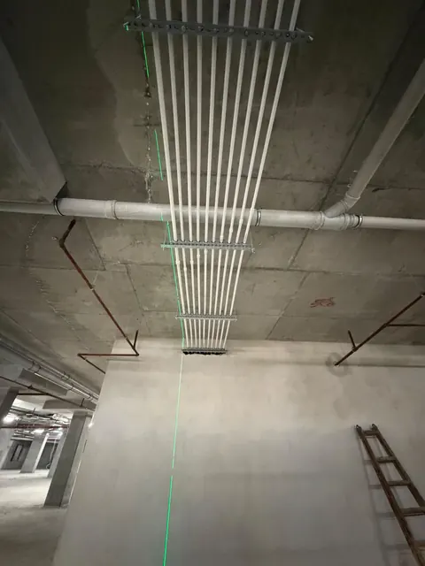 Tavanda tesisat hatları